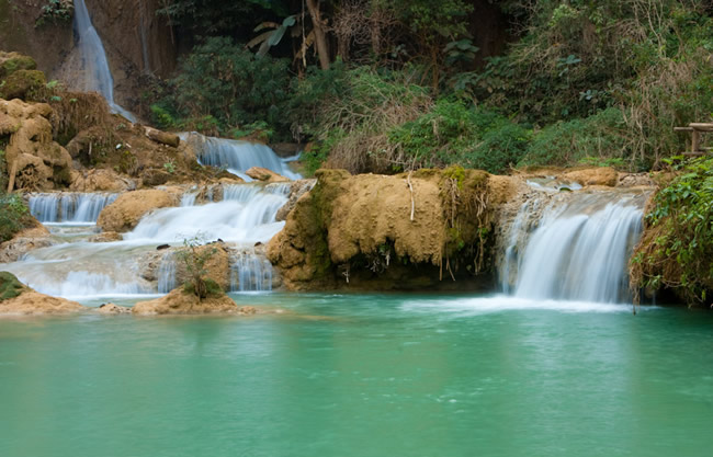 Gorgeos Kuang Si Waterfall 