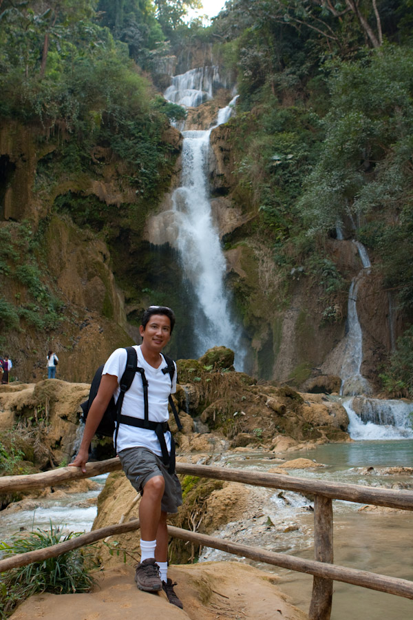 George at Kuang Si Falls