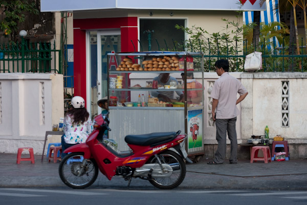 Baguette stand in Nha Trang, Vietnam