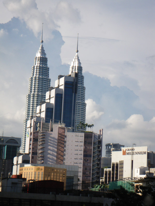 View of Petronas Towers from Times Square Mall