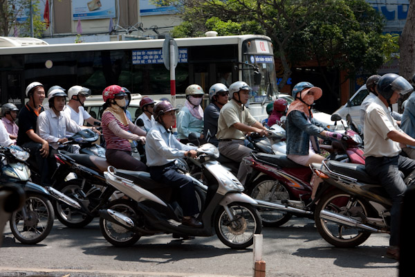Motor bikes in HCMC