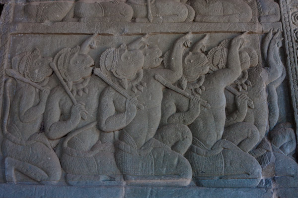 Carvings at Angkor Wat