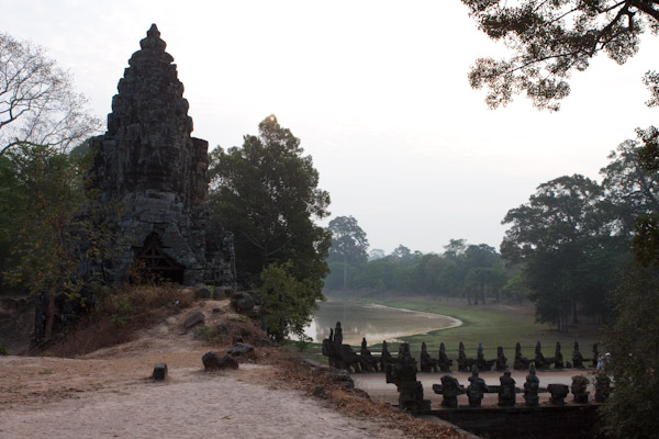 Moat around Angkor Thom City