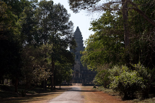 Angkor Wat seen through the trees
