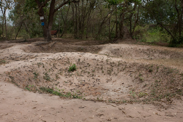Mass graves of victims of the Khmer Rouge