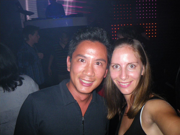 George and Heidi clubbing at Zirca, Singapore