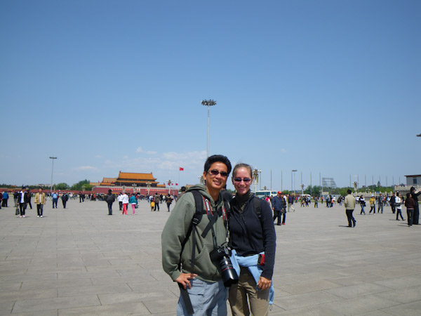 George and Heidi, Tianamen Square