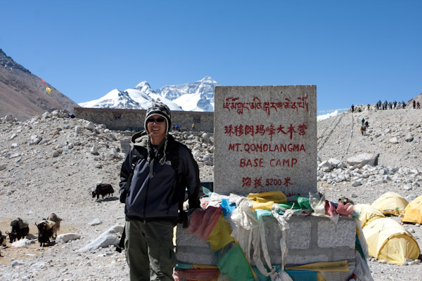 George at Qomolangma (Mt. Everest) Base Camp