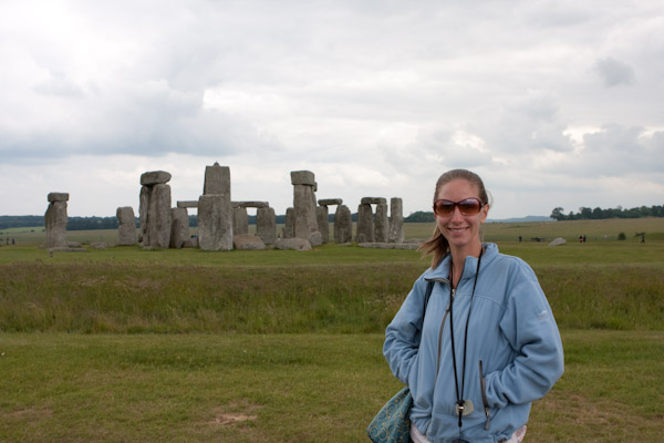Heidi at Stonehenge