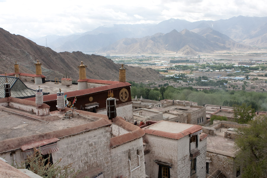 View from Drepung Monastery, Lhasa, Tibet