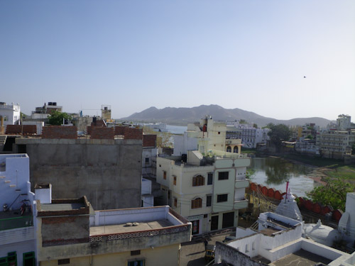 View of Udaipur from Nukkad Guesthouse
