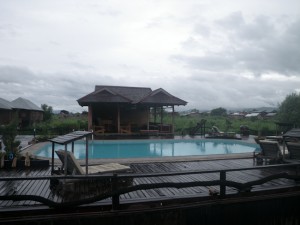 Pool Area at Shwe Inn Tha