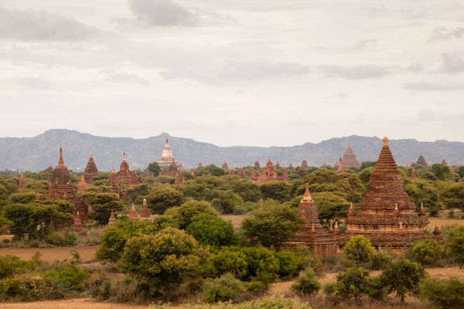 View of Bagan from Bu-Leh-Thi Pagoda